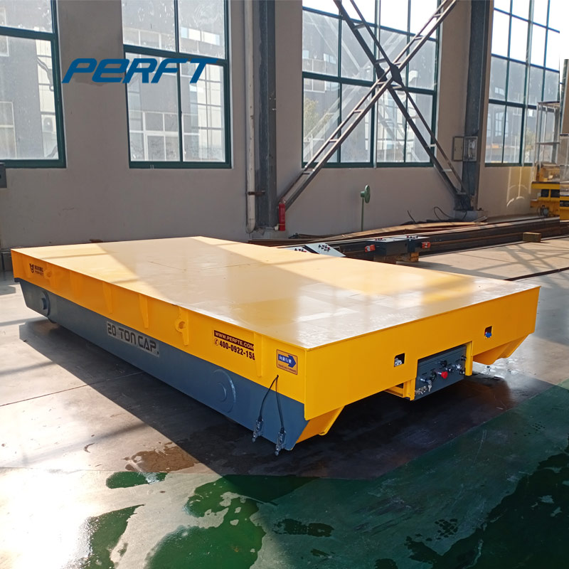 Suitable for track handling flat car powered by factory battery