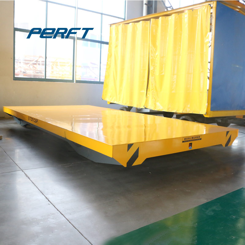 Battery rail car for material handling
