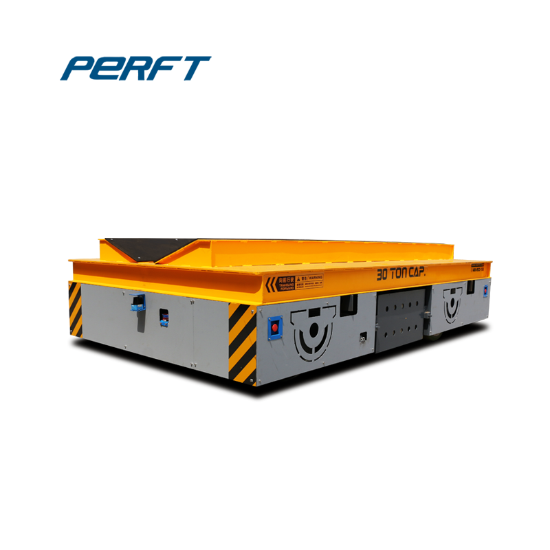 50tons heavy load trackless transfer trolley for steel plant