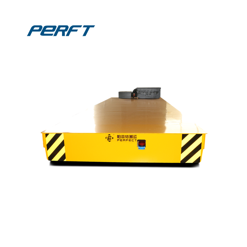 AC Powered Rail Car Automatic Steel Tube Factory Transfer Vehicle