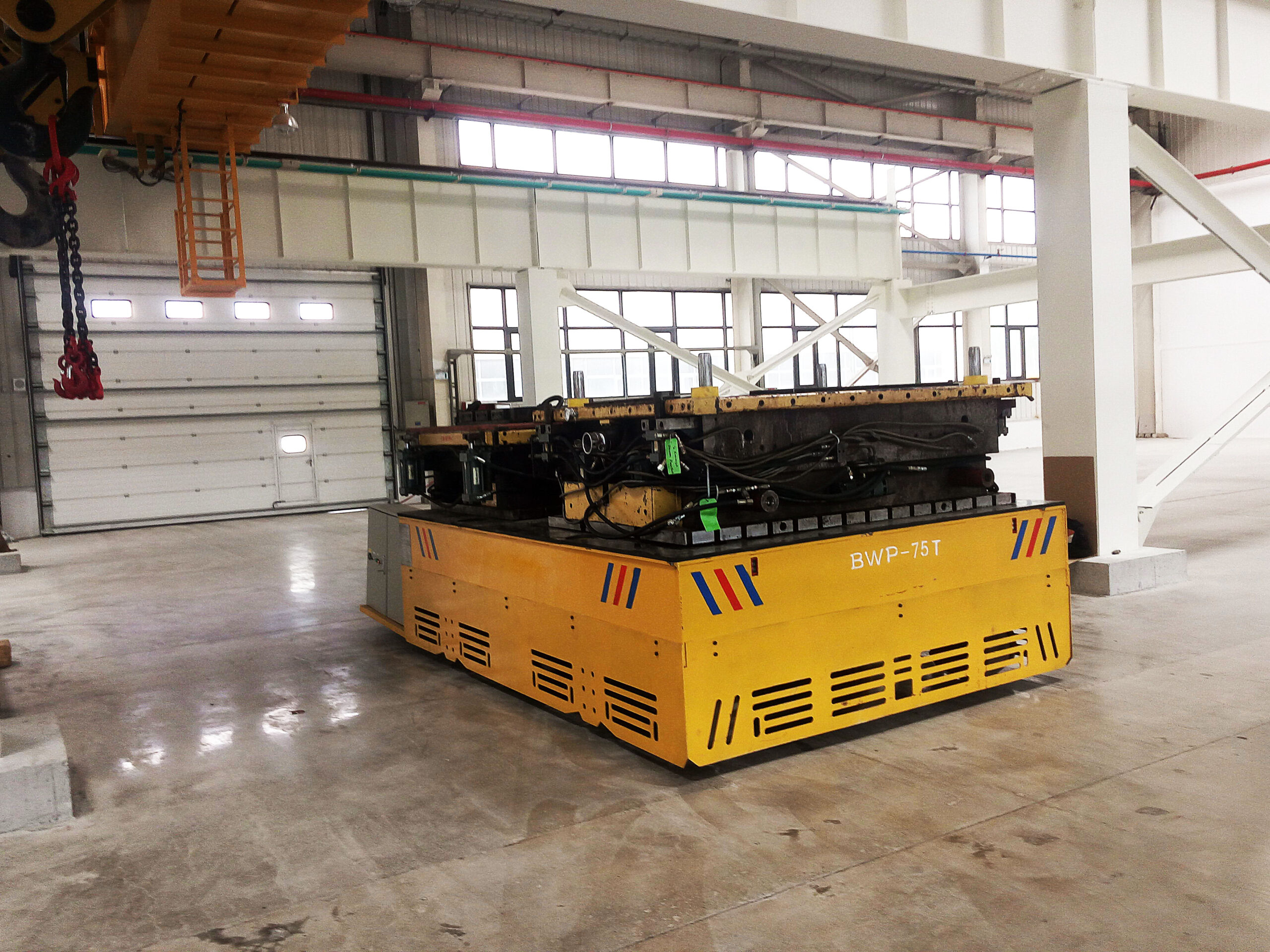 Heavy Cargo Transfer Car With Rubber Wheels Table