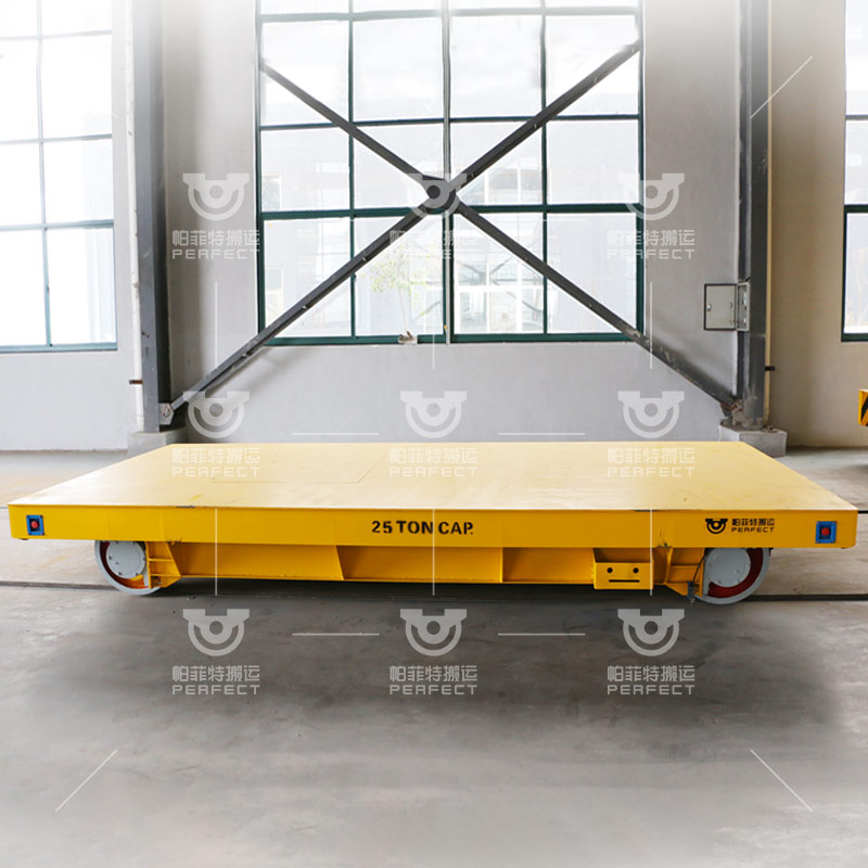 Production Line Using Rail Handing Trolley Material Transfer Equipment