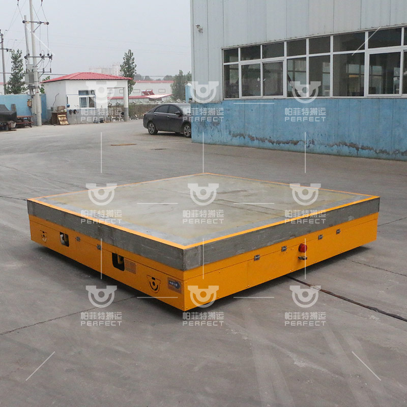 Steerable Material Handing Trailer for Casting Plant Machine Transport