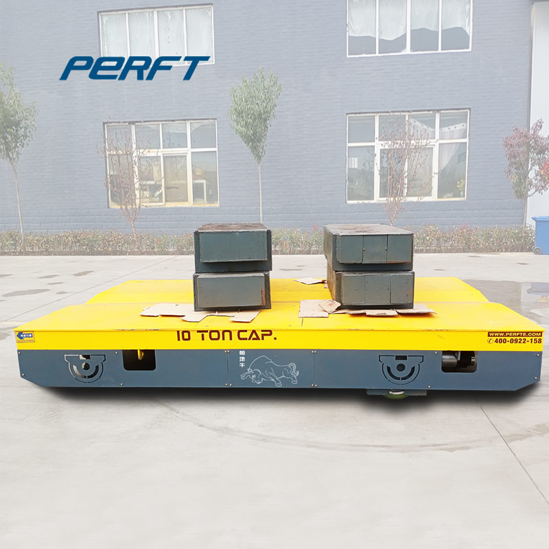 Motorized Electric Flat Transfer Cart for Construction Project