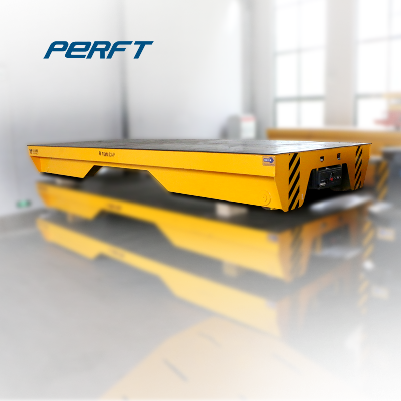 Bdg-25t Electric Steel Box Structure Rail Flat Vehicle Trolley