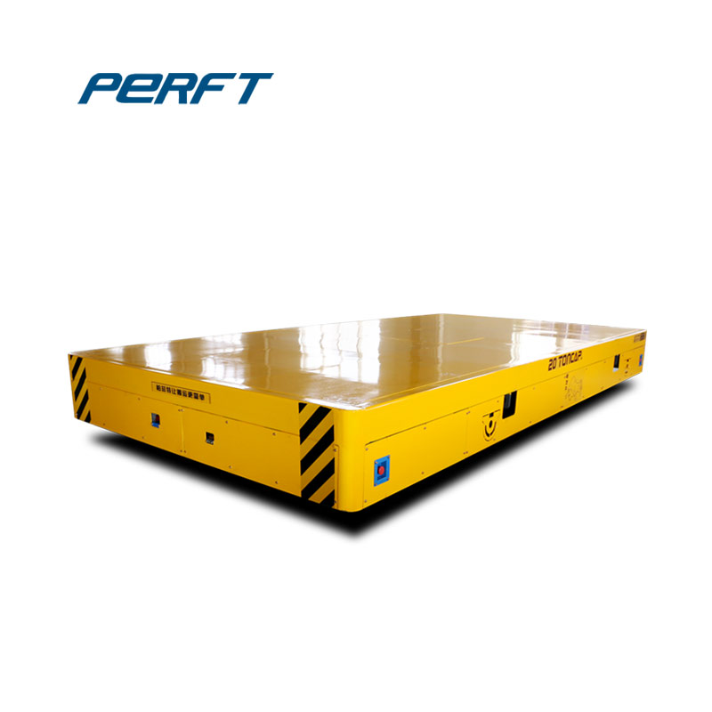 Steerable Steel Metal Transfer Cart on Cement