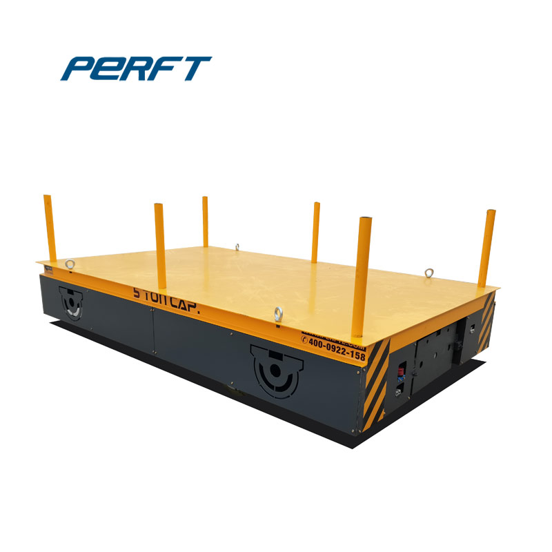 Steerable Molten Metal Transfer Cart on Cement