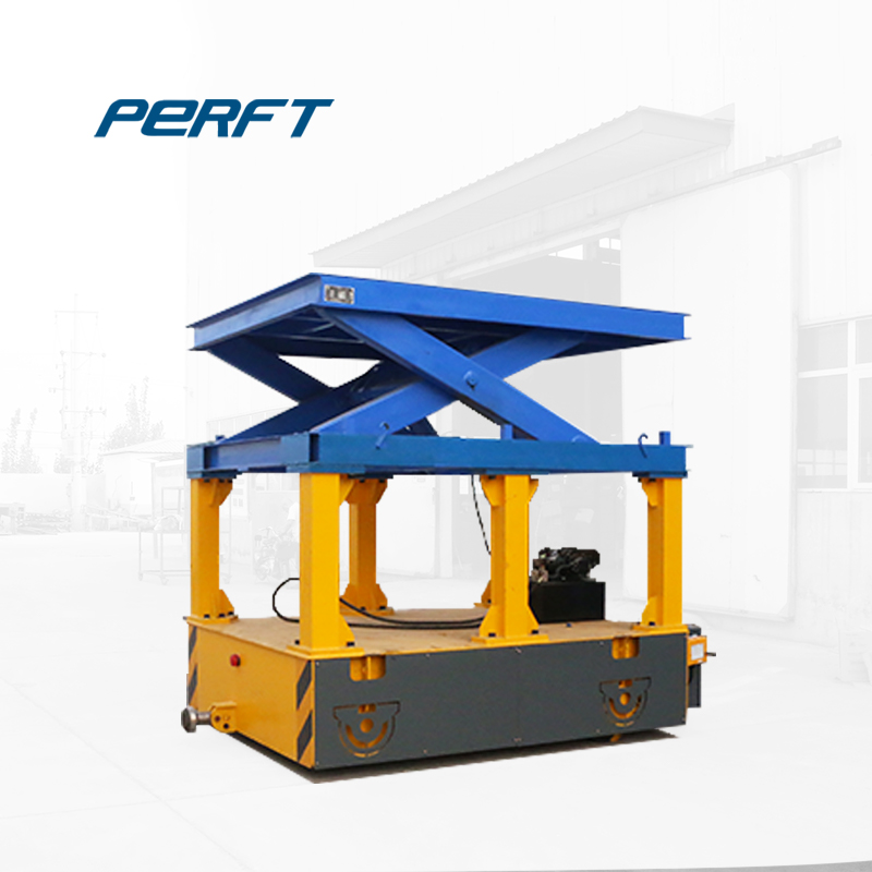 Cable drum lifting platform truck transportation scheme