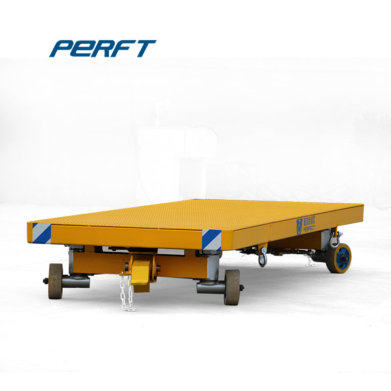 Large Capacity Ladle Transfer Cart To Transport Metal Slag Pot Car Trailer