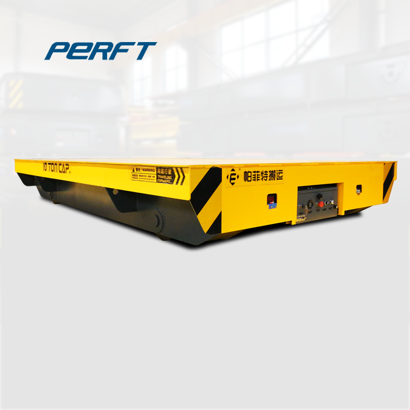 Iron wheels Rail automatic mobilization workshop transfer cart