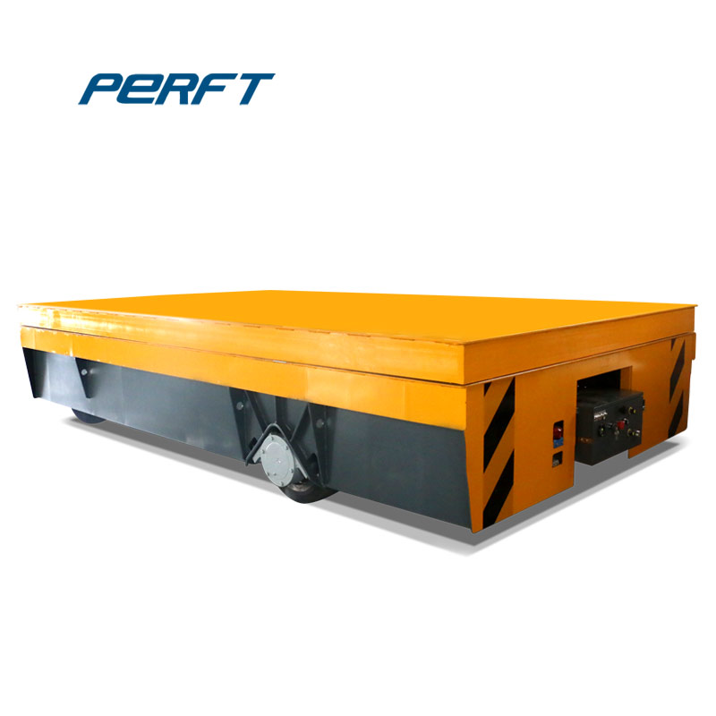 Rubber Wheels Attached Workshop Conveyer Raw Material Transfer Trolley for factory