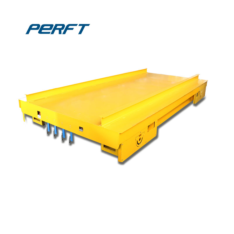 motorized railway ladle transfer cart with heat proof
