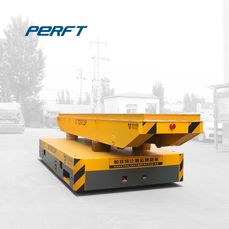warehouse motorized transfer trolley precast slab handling cable drum power