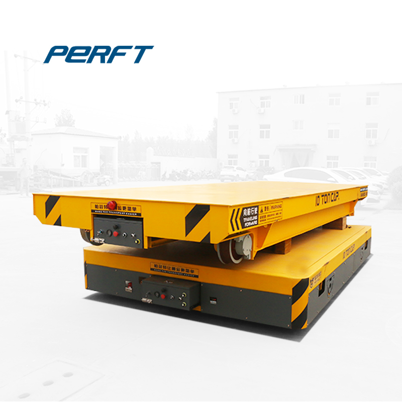 Environmental sanitation equipment handling rail transfer vehicle