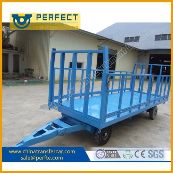 Made in China Heavy Duty Cargo Transportation Electric Flat Trailer