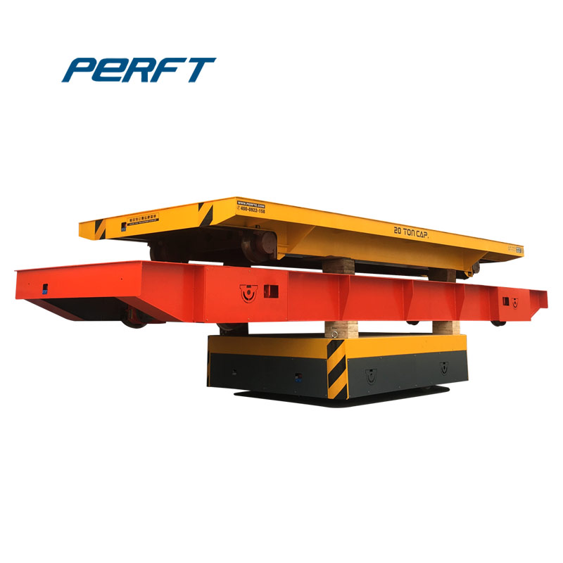 Operated Heavy Industry Use Rail Flat Factory Transfer Car