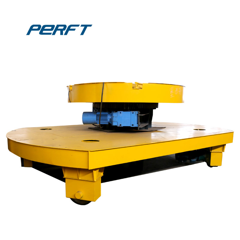 Two Cross-Rails Industrial Electric Turnplate for Poly Directional