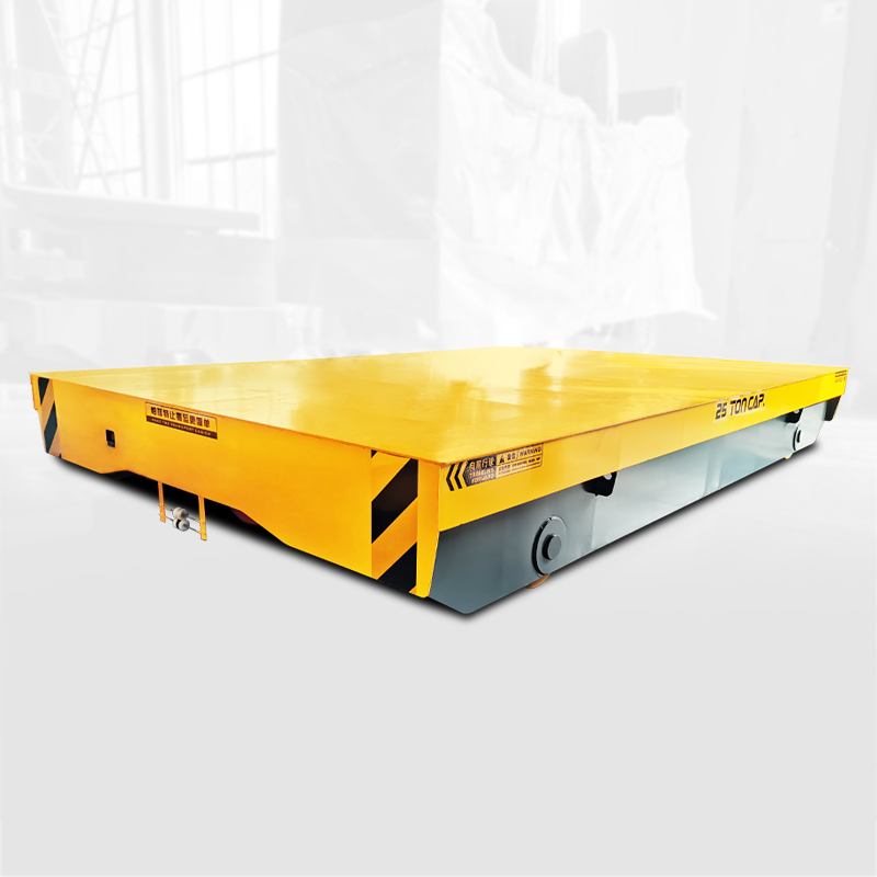 Rail Guided Material Handling System Machine Parts Transfer Trolley