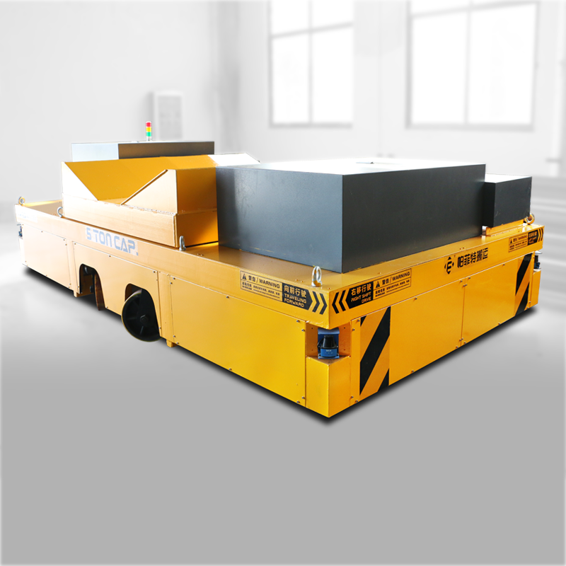 Steerable Molten Metal Transfer Cart for indoor