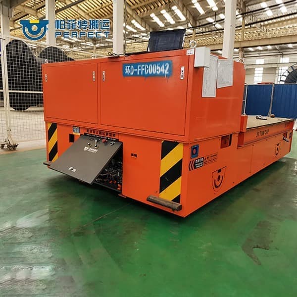 Customize Red Motorized Trolley to move metal parts