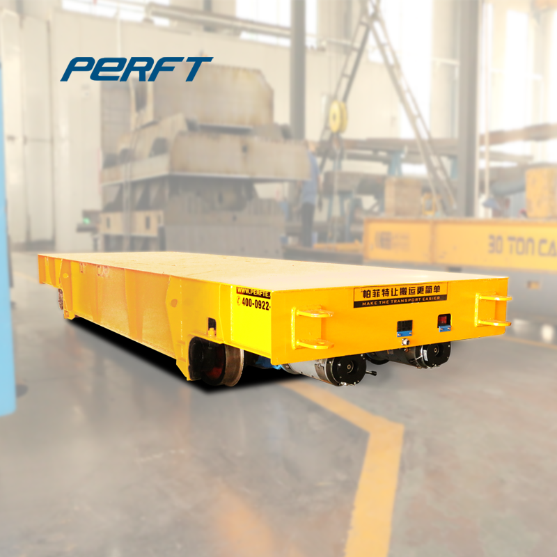 electric flat car powered by the sliding contact line is exported to the United States to solve the transportation of goods