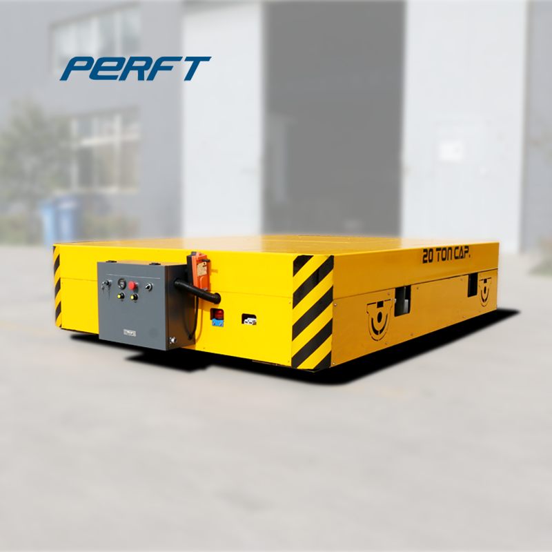 Turning electric flat car