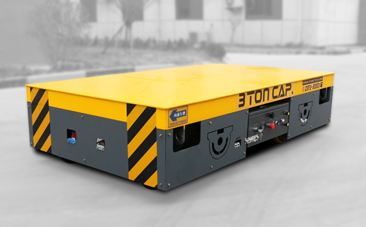 Components of a trackless mould moving platform truck