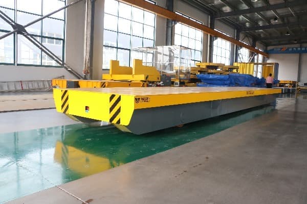 Best price rail transfer cart to move packaged metal extrusions
