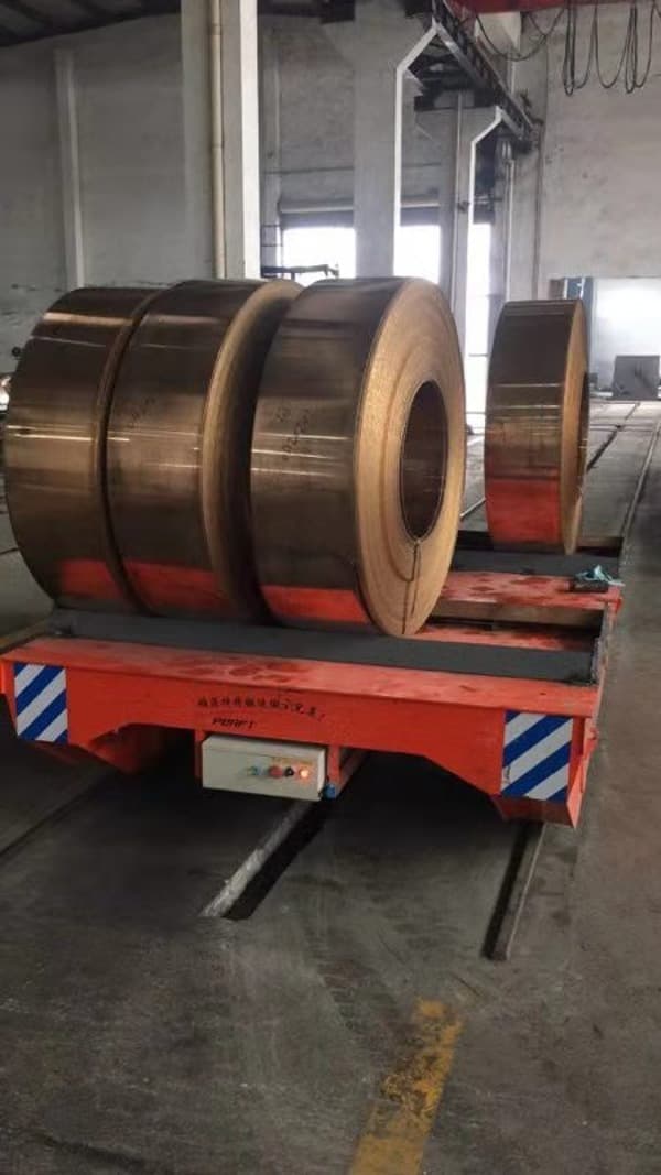 Industrail transfer cart transport heavy duty steel coil