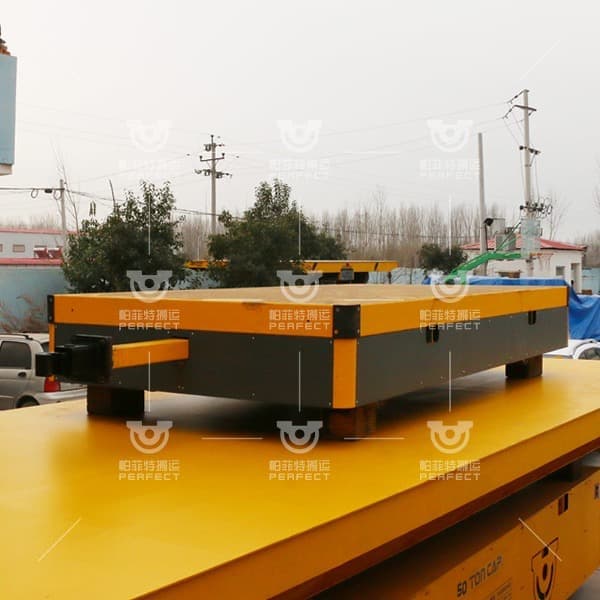 Perfte rail transfer car transport pipes