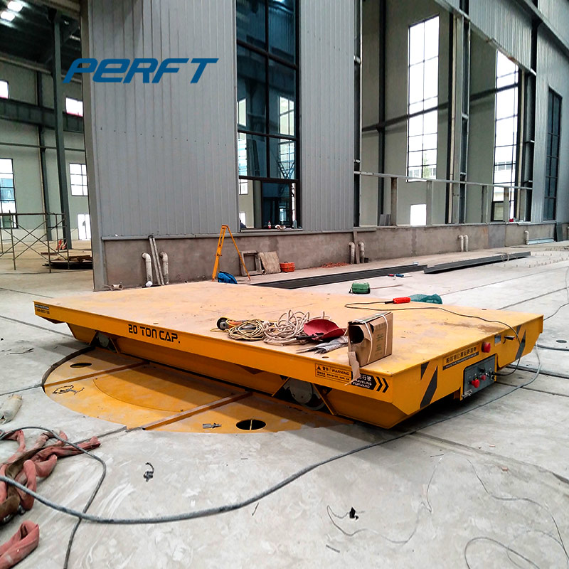 15 Tons Cable Powered Rail Transfer Cart