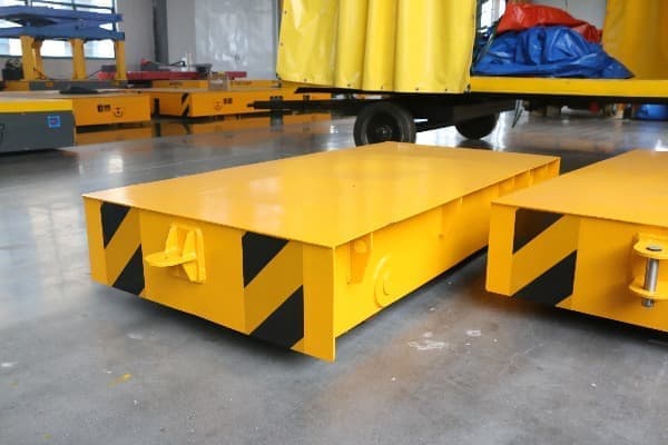 Low pressure rail rail powered electric transfer vehicle —- Factory transport