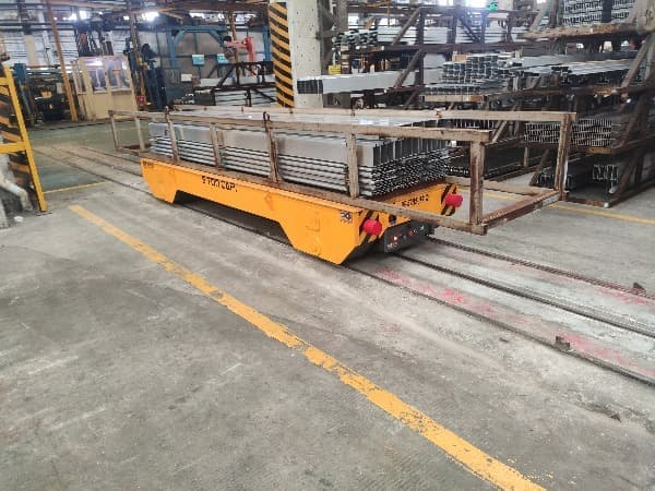 Rail transfer cart — installation and commissioning