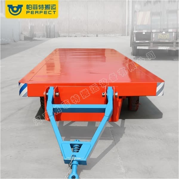 5 Ton Trailer Car With Rubber Wheel