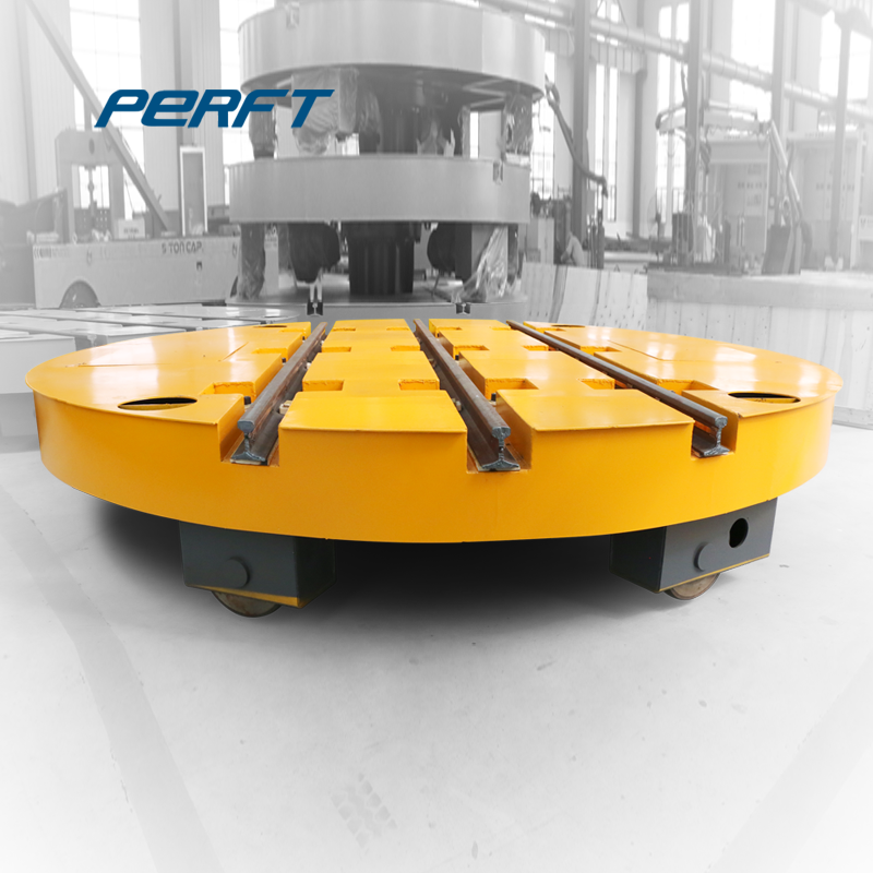 Battery Powered Rail Tutntable Bogie For 6 Ton