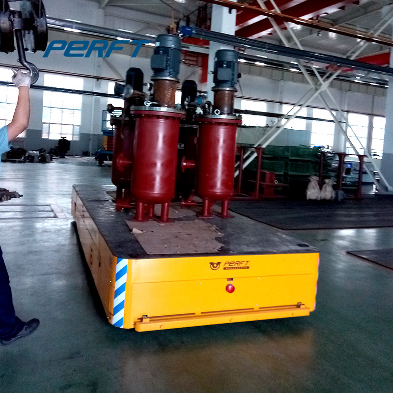 china factoty customized automatic rail transfer cart