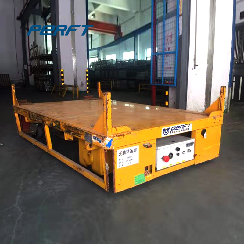 China Battery Operate Transfer Cart For Metal Rack
