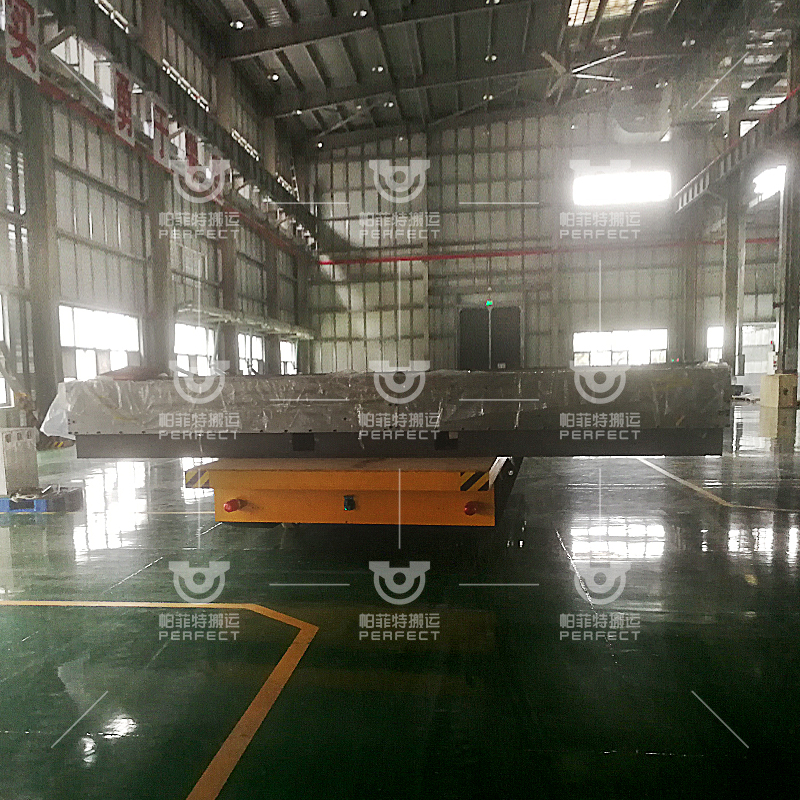10  Ton Trackless Transfer Cart Transport Heavy Duty Steel Structure