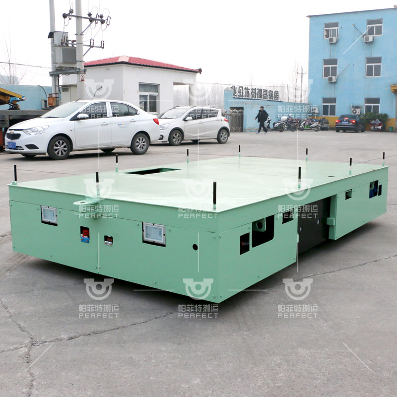3 Ton Trackless Transfer Cart For Handling Aluminum Water