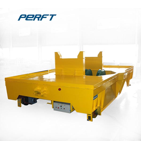 Heavy Duty Steel Ladle Transfer Car For Casting Plant