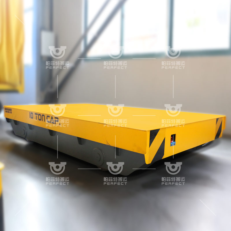 10 Ton Rail Transfer Cart For Handling  Steel Sheets