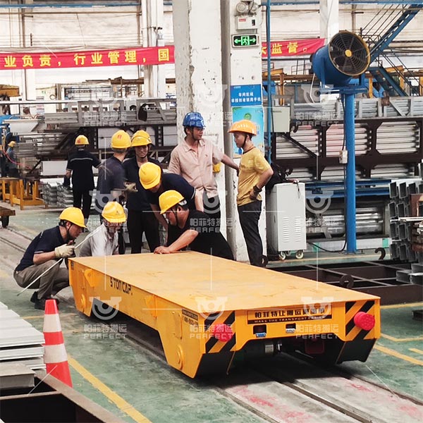 Industrial Transfer Cart for Steel Handling 20 tons