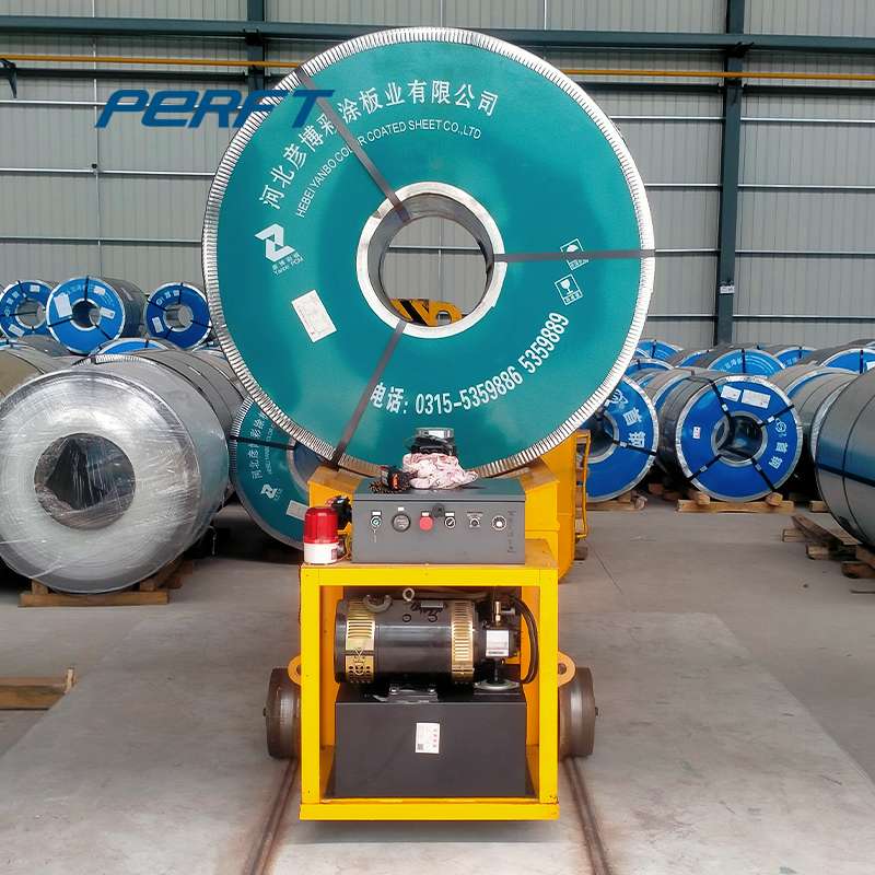 Coil Transfer Trolley For Transformer Plant 80T