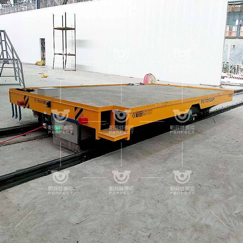 Rail Transfer Cart For Industrial Product Handling 35 Ton