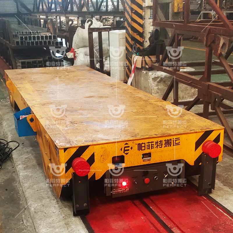 On-Rail Transfer Cart For Foundry Environment 30t