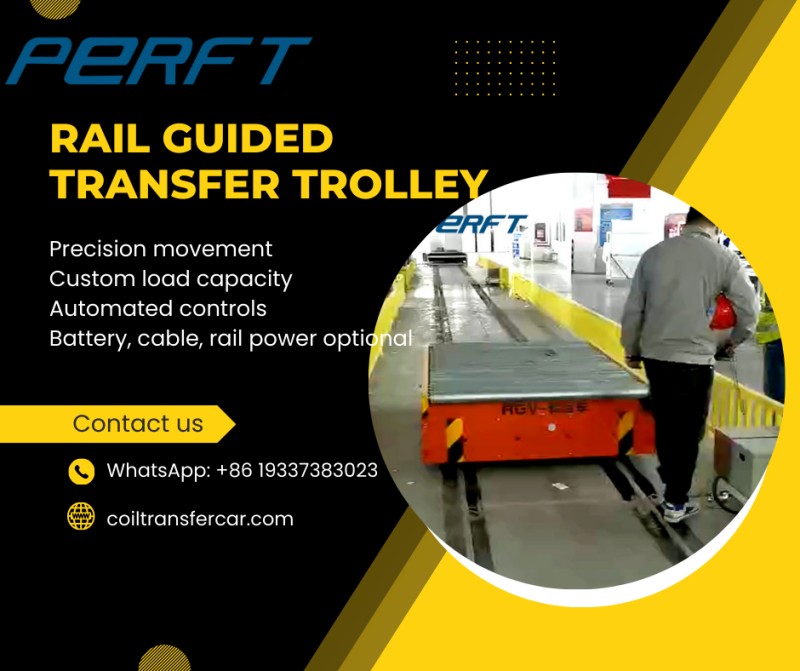 Cambodia Rail Guided Transfer Trolley