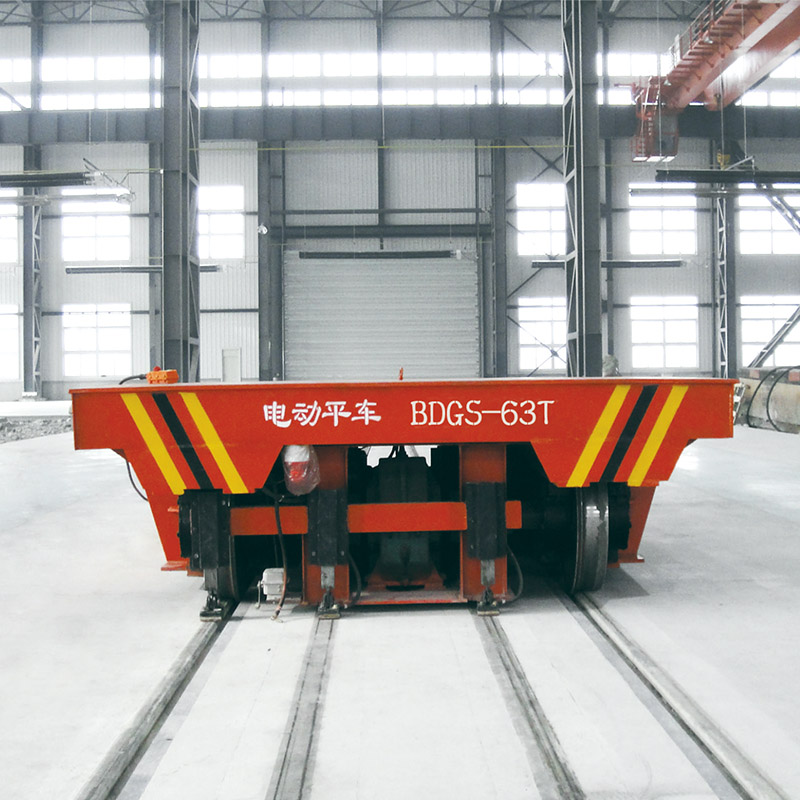 Rail Powered Transfer Cart For Steel Plant