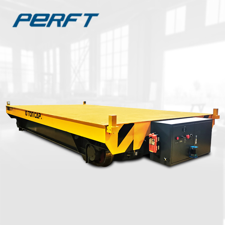 Electrical Trackless Transfer Cart For Steel Shop 35t