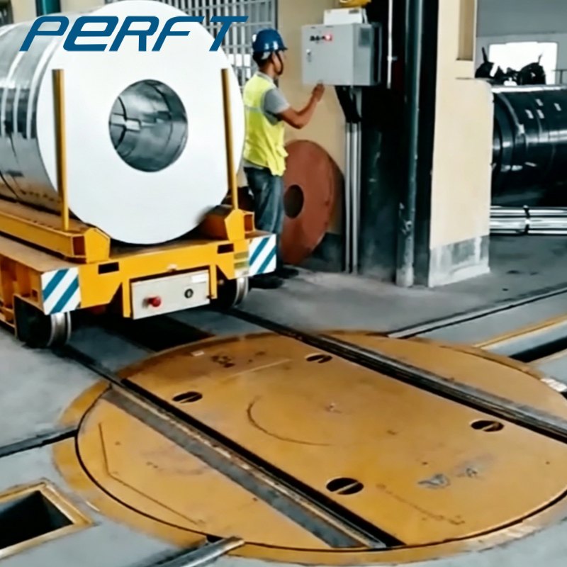 Industrial Turntable to Transport the Equipment