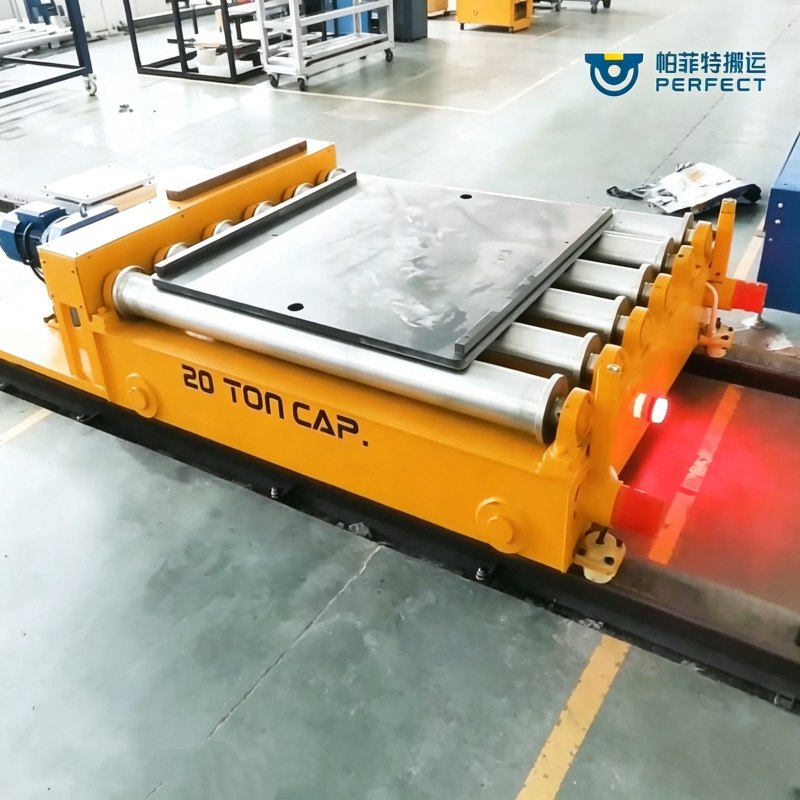 Busbar Rail Guided Transfer Cart For Production Line